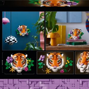 LEGO® Art Gyvūnų kolekcija – tigras 31217, 744 vnt. - Image 2