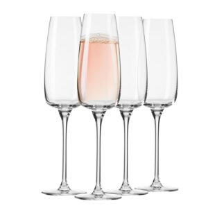 Šampano taurių komplektas Modern, stiklas, 0.220 l, 4 vnt. - Image 3