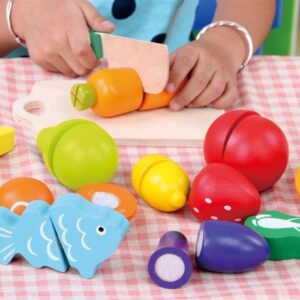 Žaisliniai virtuvės reikmenys EcoToys Fruits & Vegetables - Image 2