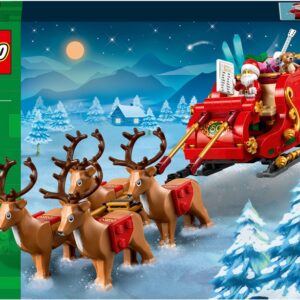 Konstruktorius LEGO® Iconic Kalėdų Senelio Rogės 40499 - Image 1