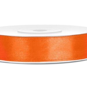 Dovanų pakavimo juostelė, oranžinė, 2.5 cm x 3200 cm