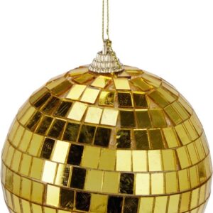 Eglutės žaisliukas, aukso, 10 cm