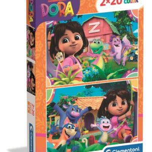 Dėlionė Clementoni Super Color Dora 24827, 27x18.5, 40 dal.