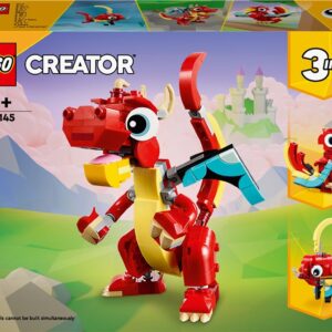 Konstruktorius LEGO® Creator 3in1 Raudonas drakonas 31145