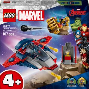 LEGO® Marvel Captain America vs. Thanos 76319, 107 pcs