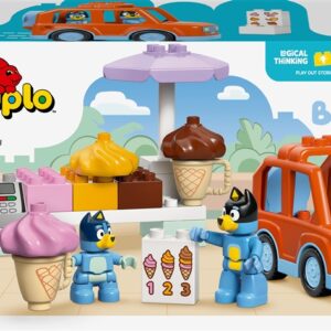 Konstruktorius LEGO® DUPLO® Ice Cream Trip with Bluey 10458