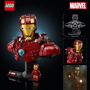 LEGO® Marvel Iron Man MK4 Bust 76327, 436 pcs - Image 2