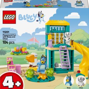 Konstruktorius LEGO® Bluey Playground Fun Bluey and Chloe