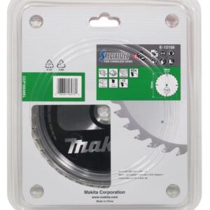 Medienos pjovimo pjūklas Makita 165X1.5X20mm 15° T40 E-12158 - Image 3