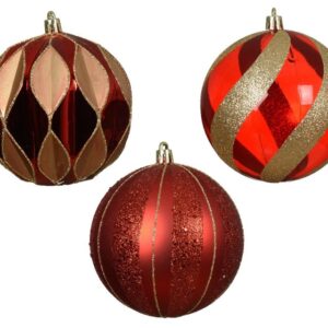 Eglutės žaisliukas, raudonas, 10 cm, plastikas