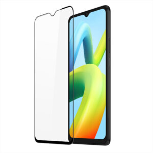 Dux Ducis 9D Apsauginis stiklas Screen Protector skirtas Xiaomi Redmi A2 / Redmi A1 9H su juodos spalvos Frame - Image 1