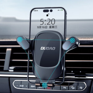 Dudao F5Pro air vent car phone holder - juodos spalvos - Image 7