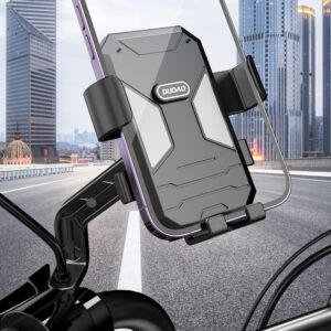Dudao F7C+ bicycle / motorcycle phone holder - juodos spalvos - Image 6