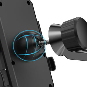 Dudao F7C+ bicycle / motorcycle phone holder - juodos spalvos - Image 9