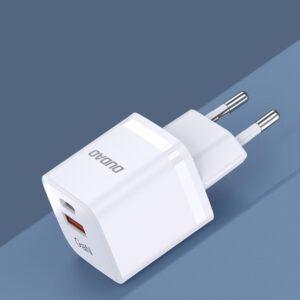 Wall charger GaN 33W PPS USB C/USB Dudao A13Pro - baltos spalvos - Image 6