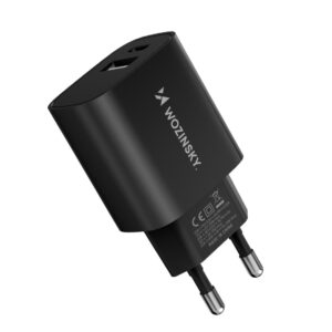 Wozinsky WGWCB USB-A USB-C 20W laidinis įkroviklis - juodos spalvos - Image 3
