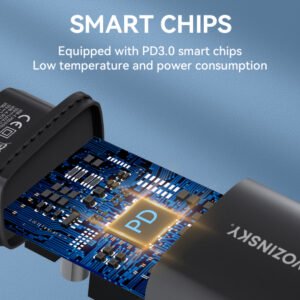 Wozinsky WGWCB USB-A USB-C 20W laidinis įkroviklis - juodos spalvos - Image 8