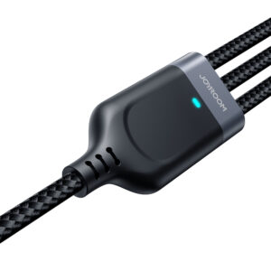 Joyroom Multi-Use Series S-A18 3in1 USB-A - Lightning / USB-C / micro USB kabelis 0.3m - juodos spalvos - Image 2