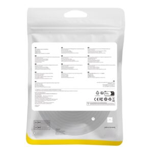 Baseus fast RJ45 cat. tinklo kabelis 8 40Gbps 20m pintas juodos spalvos - Image 6