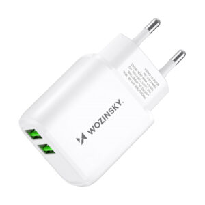 Wozinsky CUWCW 2.4A 2 x USB-A laidinis įkroviklis - baltos spalvos - Image 4
