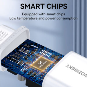 Wozinsky CUWCW 2.4A 2 x USB-A laidinis įkroviklis - baltos spalvos - Image 8