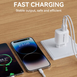 Wozinsky CUWCW 2.4A 2 x USB-A laidinis įkroviklis - baltos spalvos - Image 9