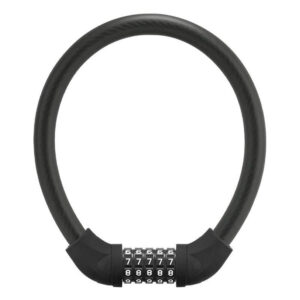 Rockbros RKS570-BK bicycle lock with combination - juodos spalvos
