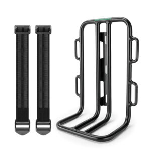 Rockbros 33210010001 front bicycle shelf for bicycle fork - juodos spalvos