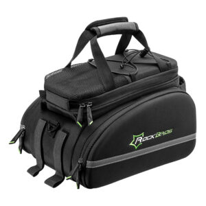 Rockbros A6-03BK krepšys dviračiui for trunk 35 l with fold-out pockets - juodos spalvos