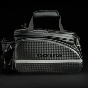 Rockbros A6-6 krepšys dviračiui for trunk, 35 l, with fold-out pockets - juodos spalvos - Image 9