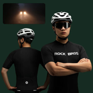 Rockbros 15120002007 short sleeve cycling jersey XXXXL - juodos spalvos - Image 3