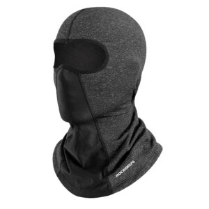 Rockbros LF8113-2 cycling balaclava, universal size - juodos spalvos and gray