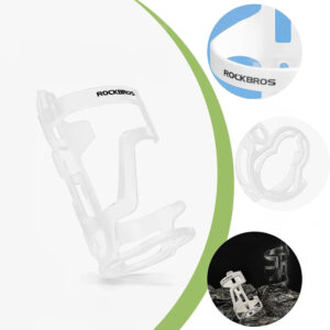 Rockbros 31210012002 bicycle water bottle holder - white - Image 3