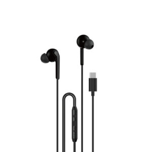 Dudao X3C+ laidinės USB-C į ausis įkišamos ausinės 1.2m - juodos spalvos