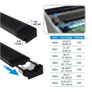 Fluval AquaSky LED 3.0 33W 115-146cm - Image 3
