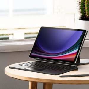 Dux Ducis Keyboard (MK Series) Dėklas with Bluetooth Keyboard skirtas Samsung Galaxy Tab S9+ / S8+ / S7+ - juodos spalvos - Image 3