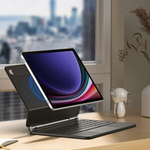 Dux Ducis Keyboard (MK Series) Dėklas with Bluetooth Keyboard skirtas Samsung Galaxy Tab S9 / S8 / S7 - juodos spalvos - Image 8
