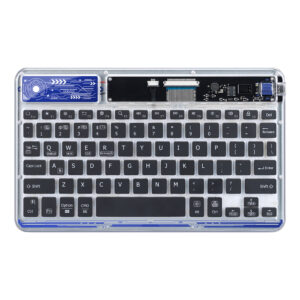 Dux Ducis Keyboard (CK Series) belaidė klaviatūra skirta Laptop / Tablet / Phone - skaidri
