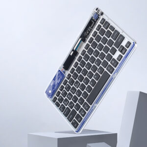 Dux Ducis Keyboard (CK Series) belaidė klaviatūra skirta Laptop / Tablet / Phone - skaidri - Image 3