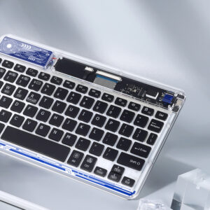 Dux Ducis Keyboard (CK Series) belaidė klaviatūra skirta Laptop / Tablet / Phone - skaidri - Image 4