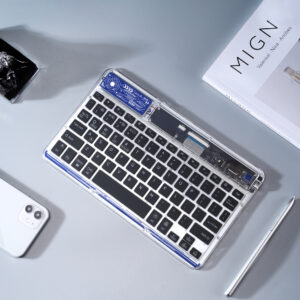 Dux Ducis Keyboard (CK Series) belaidė klaviatūra skirta Laptop / Tablet / Phone - skaidri - Image 5
