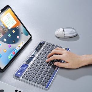 Dux Ducis Keyboard (CK Series) belaidė klaviatūra skirta Laptop / Tablet / Phone - skaidri - Image 6