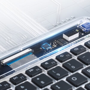 Dux Ducis Keyboard (CK Series) belaidė klaviatūra skirta Laptop / Tablet / Phone - skaidri - Image 9