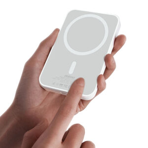 Powerbank Dudao K26 10000mAh 20W USB-A / USB-C / MagSafe - baltos spalvos - Image 2