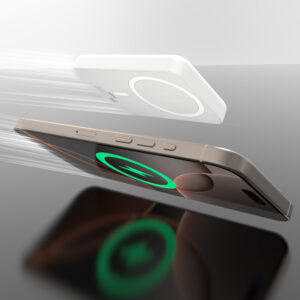 Powerbank Dudao K26 10000mAh 20W USB-A / USB-C / MagSafe - baltos spalvos - Image 7