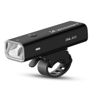 Wozinsky WSBLB2 Front (400 lm) and Rear USB-C Bike Light Set - juodos spalvos - Image 2