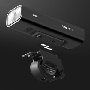 Wozinsky WSBLB2 Front (400 lm) and Rear USB-C Bike Light Set - juodos spalvos - Image 8