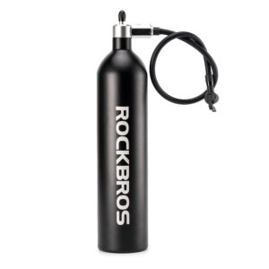 Rockbros Tubeless Tire Inflator 200 PSI 1.2l - juodos spalvos - Image 2