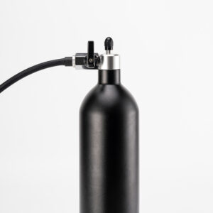 Rockbros Tubeless Tire Inflator 200 PSI 1.2l - juodos spalvos - Image 4