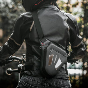 Rockbros Motorcycle Bag for Leg, Thigh, Waist, Shoulder - juodos spalvos - Image 4